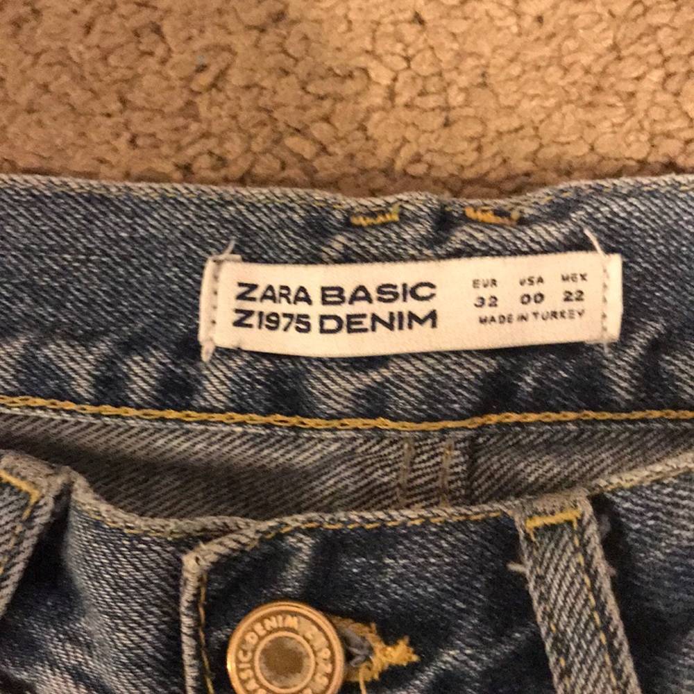 Zara Basic Boyfriend Crop Denim - image 2